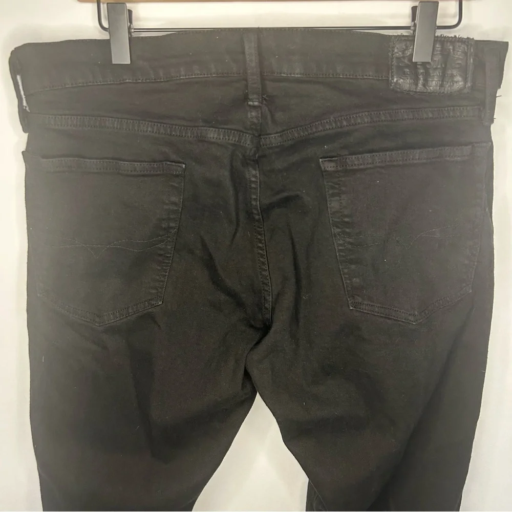 Polo Ralph Lauren Men’s The Varick Slim Straight Black Jeans, Size 33x30